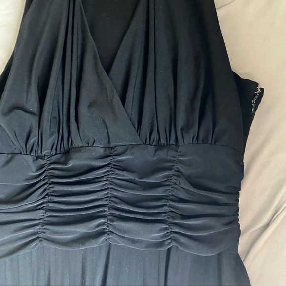 Laura Petites Little Black Dress Midi Women’s Size S Classic Sleeveless Light - Picture 4 of 7